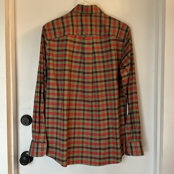 Orvis Mens Button Down Shirt small Plaid Long Sleeve Collared - Picture 4 of 4